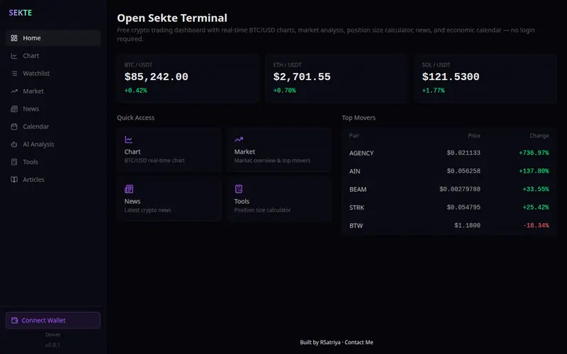 Open Sekte Terminal preview