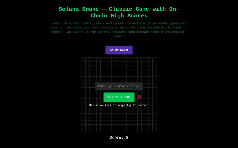 Snake Web3 preview